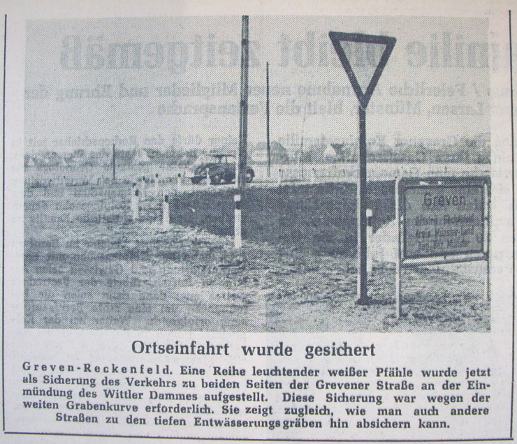 1959; Ortseinfahrt, nun ein St&uuml;ck &ouml;stlicher